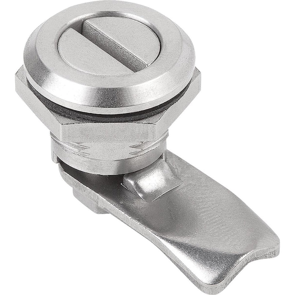 Quarter-Turn Lock, D=20, H=13, 5, Stainless Steel 1.4401
